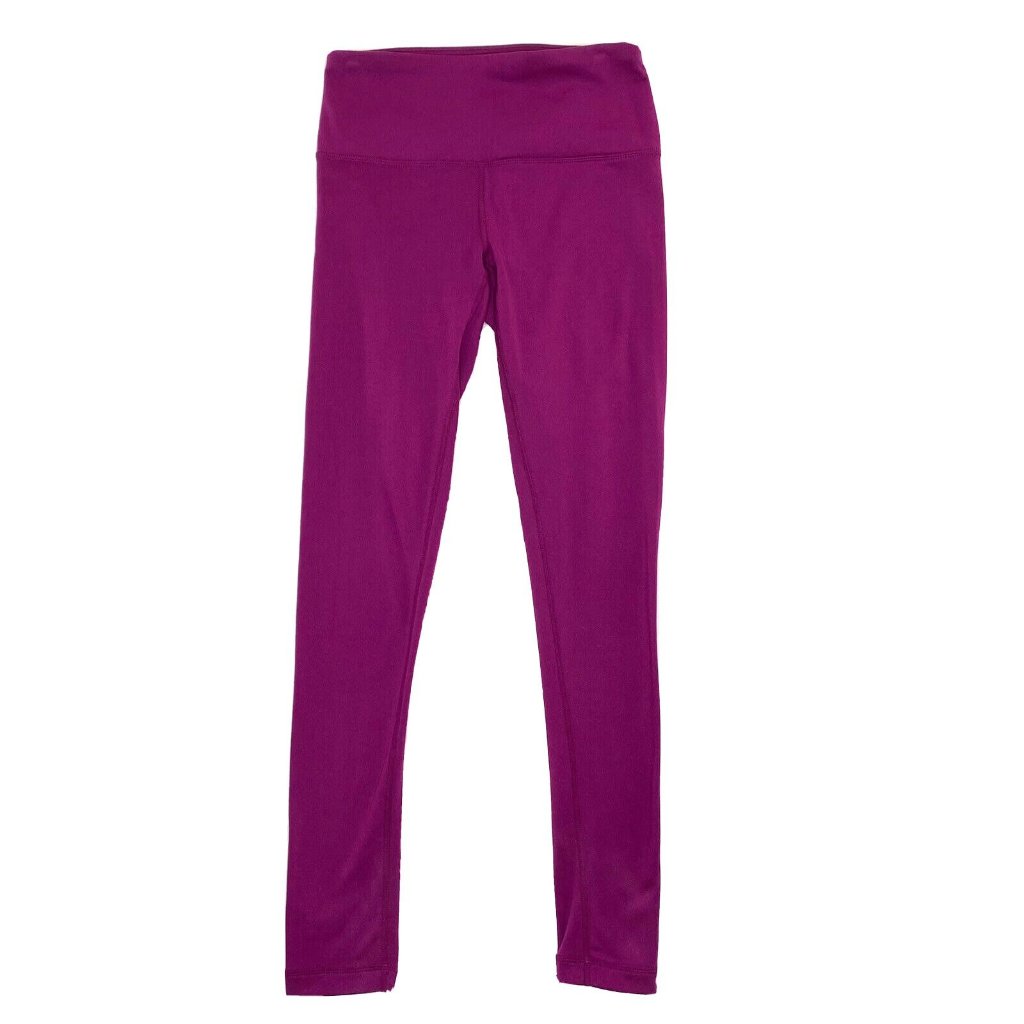 Yogalicious Leggings Womens Size Small Yoga Athletic Gym Workout Pants Burgundy